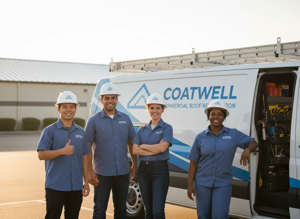 Commercial roof coating company in Ridgeway, WI